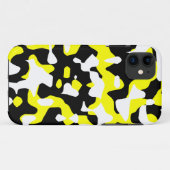 Coques Case-Mate iPhone Corey Tiger 80s Néon Camouflage (Jaune) (Dos (Horizontal))