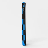 Coques Case-Mate iPhone Corey Tiger 80s Néon Damier (Bleu) (Dos/Gauche)