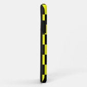 Coques Case-Mate iPhone Corey Tiger 80s Néon Damier (Jaune) (Dos/Droite)