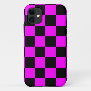 Etui iPhone Case-Mate Corey Tiger 80s Néon Damier (Rose Fuschia)