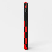 Coques Case-Mate iPhone Corey Tiger 80s Néon Damier (Rouge) (Dos/Gauche)