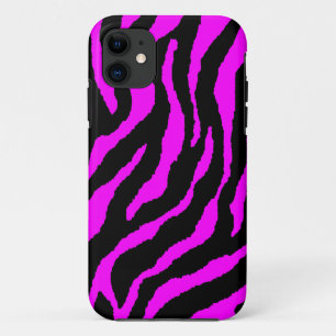 Case-Mate iPhone Case Corey Tiger 80s Neon Tiger Stripes (Fuschia Pink)