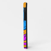 Coques Case-Mate iPhone Corey Tiger 80s Néon Tigre (Bleu) (Dos/Gauche)