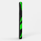 Coques Case-Mate iPhone Corey Tiger Rayures Néon Tigre 80s (Vert) (Dos/Droite)