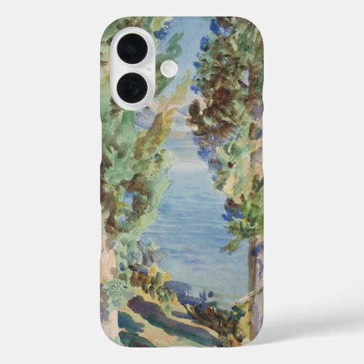 Coques Case-Mate iPhone Corfu Cyprès par John Singer Sargent (Verso)