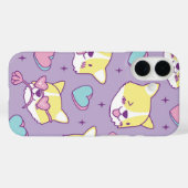 Coques Case-Mate iPhone Corgi Crush Coeur yeux (Verso (horizontal))