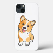 Coques Case-Mate iPhone Corgi drôle (Verso)