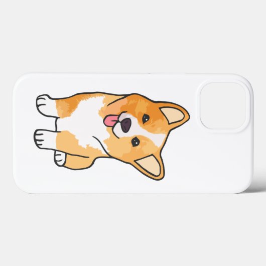Coques Case-Mate iPhone Corgi drôle (Verso (horizontal))
