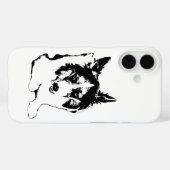 Coques Case-Mate iPhone Corgi Wink pour l'automne (Verso (horizontal))
