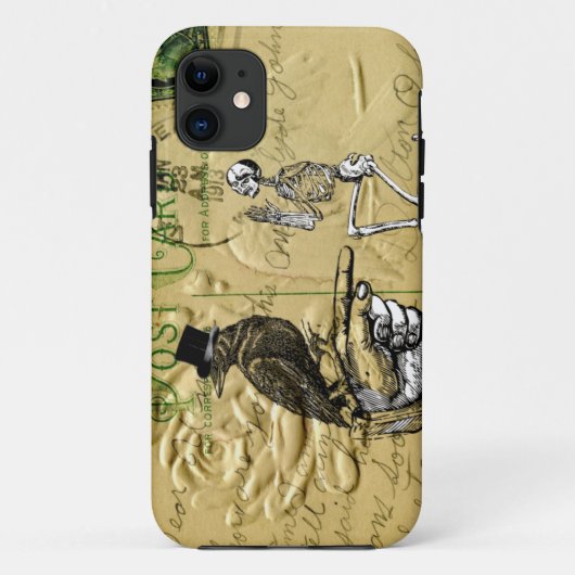 Coques Case-Mate iPhone Corneille et squelette (Dos)