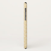 Coques Case-Mate iPhone Corneille noire utilisant une couronne d'or (Dos/Gauche)