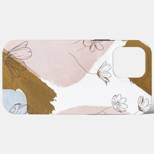 Coques Case-Mate iPhone Corolla aux fleurs (Verso (horizontal))