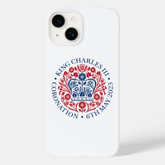 Coques Case-Mate iPhone Coronation du roi Charles III (Verso)