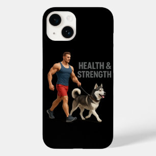 Coque Pour iPhone 14 Corps fort, esprit fort : Le pouvoir du mouvement