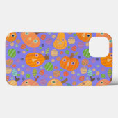 Coques Case-Mate iPhone Correctif Citrouille violet (Verso (horizontal))