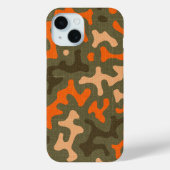 Coques Case-Mate iPhone Correspondance Camo Et Orange (Verso)