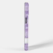 Coques Case-Mate iPhone Corset Lacée Sur Violet Avec Nom (Verso / Droite)