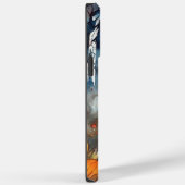 Coques Case-Mate iPhone Corso De Canne D'Halloween Avec Peur Citrouille (Verso / Droite)