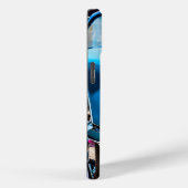 Coques Case-Mate iPhone Corvette classique 1960 Bleu Antique (Verso / Droite)