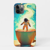 Coques Case-Mate iPhone Cosmic Brew: Astronaut's Coffee Dream (Dos)