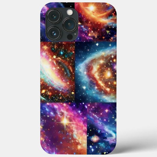 Coques Case-Mate iPhone Cosmic brillant or rose ciel extérieur de l'espace (Verso)