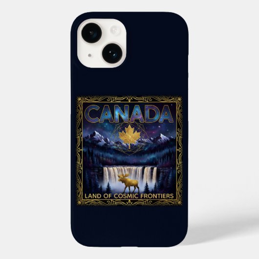 Coques Case-Mate iPhone Cosmic Canada Nature Celestial Art (Verso)