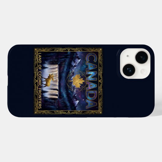 Coques Case-Mate iPhone Cosmic Canada Nature Celestial Art (Verso (horizontal))