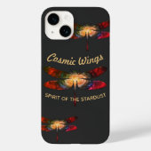 Coques Case-Mate iPhone Cosmic Dragonfly • Galaxy Wings & Nebula Trails (Verso)