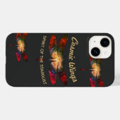 Coques Case-Mate iPhone Cosmic Dragonfly • Galaxy Wings & Nebula Trails (Verso (horizontal))
