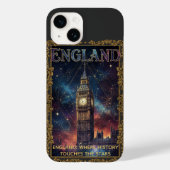 Coques Case-Mate iPhone Cosmic England Big Ben Celestial Art (Verso)