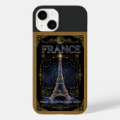Coques Case-Mate iPhone Cosmic France Eiffel Tower Celestial Art (Verso)
