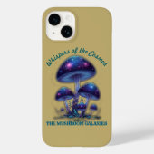 Coques Case-Mate iPhone Cosmic Galaxy Mushrooms • Whimsical Fantasy Fungi  (Verso)