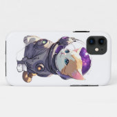 Coques Case-Mate iPhone Cosmic Kitty : L'Odyssée Spatiale (Dos (Horizontal))