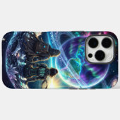 Coques Case-Mate iPhone Cosmic Lovers Galaxy Planet Fantasy Acrylic Print (Verso (horizontal))