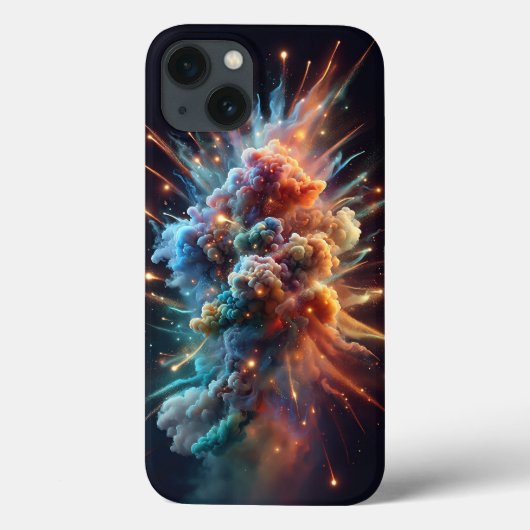 Coques Case-Mate iPhone Cosmic Nebula Cloud Explosion Phone Case - Vibrant (Verso)