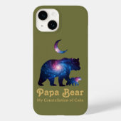 Coques Case-Mate iPhone Cosmic Papa Bear & Cub (Verso)