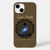 Coques Case-Mate iPhone Cosmic Serenity Meditation – Galaxy Mandala (Verso)