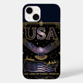 Coques Case-Mate iPhone Cosmic USA Eagle Celestial Map Art (Verso)