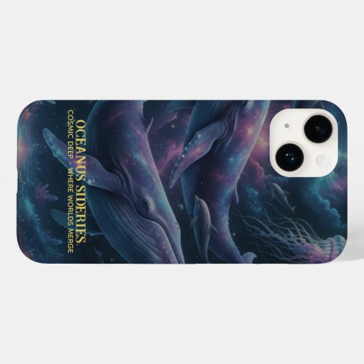 Coques Case-Mate iPhone Cosmic Whale Galaxy Ocean (Verso (horizontal))