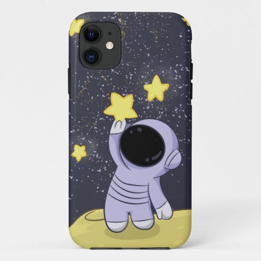 Coques Case-Mate iPhone Cosmonaute décorer le ciel avec les étoiles (Dos)