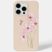 Coques Case-Mate iPhone Cosmos colibris et roses (Verso)
