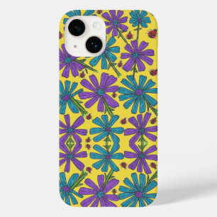 Coque Pour iPhone 14 Cosmos et Lady Bugs