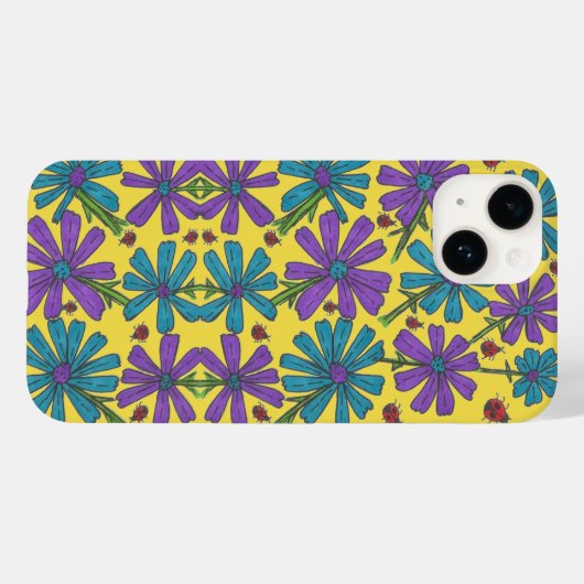 Coques Case-Mate iPhone Cosmos et Lady Bugs (Verso (horizontal))