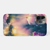 Coques Case-Mate iPhone Cosmos fleuris Art Work (Dos (Horizontal))