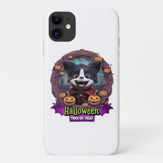 Coques Case-Mate iPhone Costume de chiot pour Halloween (Dos)