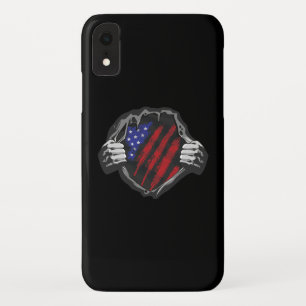 Case-Mate iPhone Case Costume de super-héros USA Drapeau