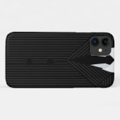 Coques Case-Mate iPhone Costume et Cravate Cool noir (Dos (Horizontal))