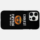 Coques Case-Mate iPhone Costume Patch Citrouille Le Plus Cool Halloween Ho (Verso (horizontal))