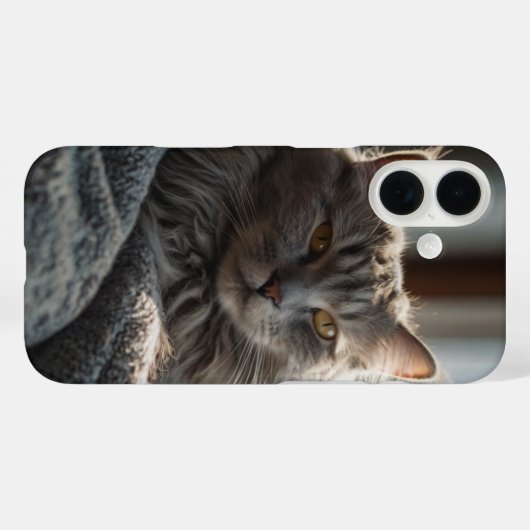 Coques Case-Mate iPhone Cosy Cat Nap (Verso (horizontal))