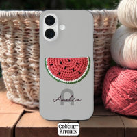Cosy Crochet Watermelon Fruit Monogramme esthétiqu